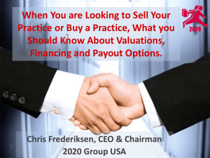 Buying or Selling a Practice