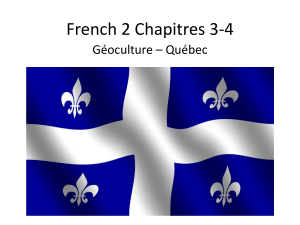 French 1 Chapitres 3-4