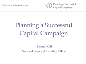 Planning a Successful Capital Campaign