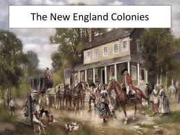 The 13 English Colonies Chart