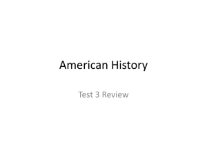 Review for Test III