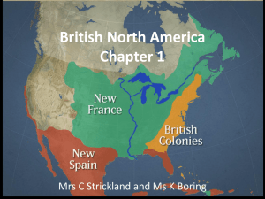 British North America Chapter 1
