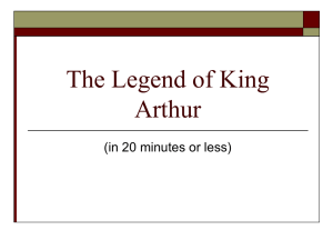 Arthurian Legend power point