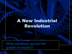Causes of Industrialization Powerpoint Notes