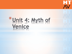 Myths of Venice: The figuration of a state