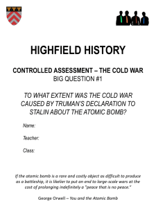 Cold War Booklet (GRT)