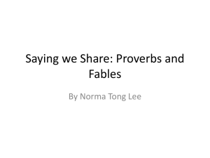 Saying We Share