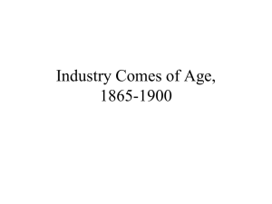Industry Comes of Age