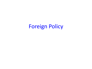 USI Unit 6 Foreign Policy PPT
