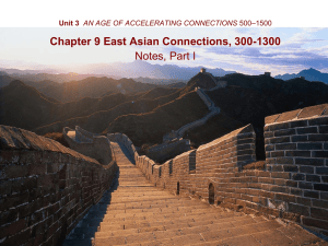 WHAP * Duez Unit 3 AN AGE OF ACCELERATING CONNECTIONS