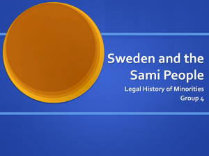 Sweden and the Sami People