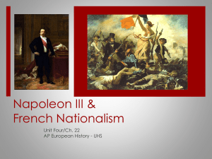 Napoleon III & French Nationalism