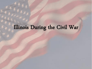 Lesson 1 Illinois during the Civil War Power Point