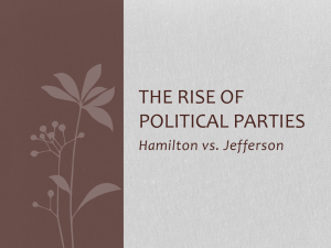 The Rise of Political Parties