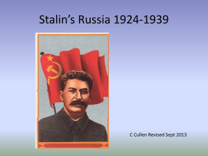 Stalin`s Russia