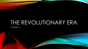 unit 1 revolutionary era