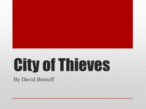 Introduction PowerPoint to City of Thieves