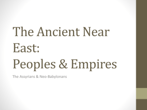 The Ancient Near East: Peoples & Empires