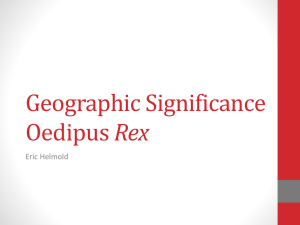 Geography of Oedipus Rex