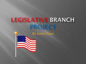 Legislative Branch project
