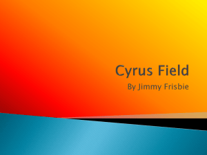 Cyrus Field - wmhsapush