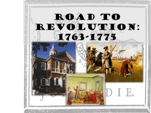 Causes of the American Revolution PPT