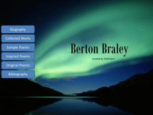 Berton Braley - West Fargo Public Schools