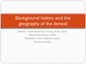 Background history and the geography of the Aeneid