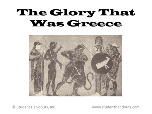 The Glory That Was Ancient Greece