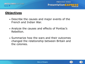 3.4 The French & Indian War PowerPoint