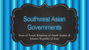 Middle East Governments - Effingham County Schools
