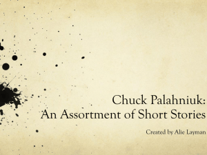 Chuck Palahniuk: An Assortment