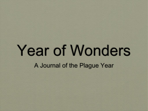 Year of Wonders - Year 12 English