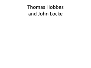 Thomas Hobbes and John Locke