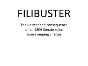 filibuster education