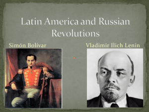 Latin America and Russian Revolutions