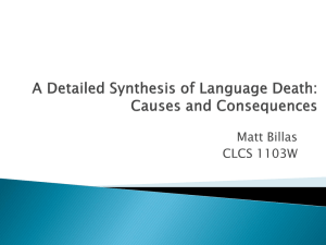 A Detailed Synthesis of Language Death: Causes and Consequences