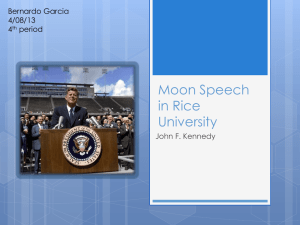 Moon Speech in Rice University