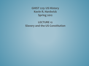 PP 12 Slavery and the Constitution