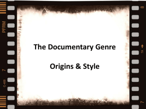 Types and styles of documentaries
