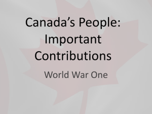 Canada`s People Powerpoint
