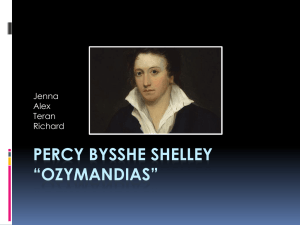 Percy Bysshe Shelley English (Group 5)