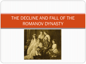 the decline and fall of the romanov dynasty - modern-history-sjcc