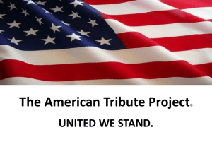The American Tribute Project