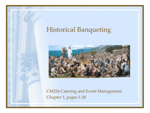 Historical Banqueting