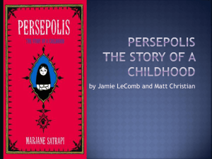 Persepolis The Story of a Childhood