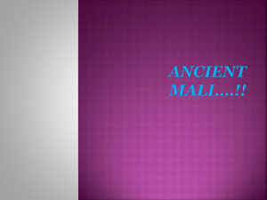 Ancient Mali - RamAfricanAmericanStudies