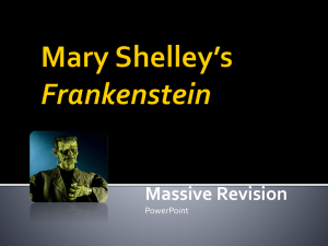 Mary Shelley*s Frankenstein - Year 12 Literature