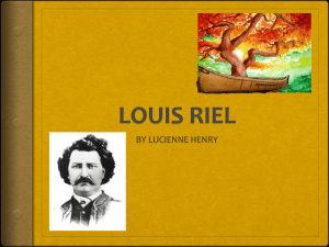 Louis Riel presentation