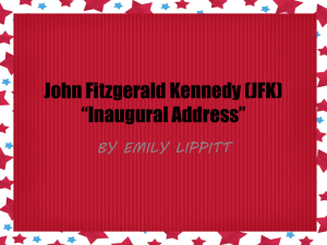 Emily Lippitt JFK SPEECH